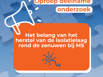 Oproep onderzoek belang herstel van isolatielaag rond zenuwen bij MS