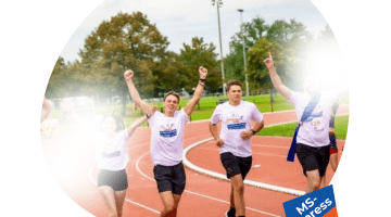 Joppe en Selle - ambassadeurs voor MS-Liga Vlaanderen en coaches van FitChro
