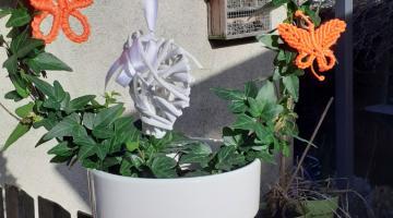 macramé vlinders