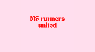 MS runners united campagne beeld