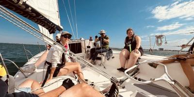 Zeilen op de Noordzee