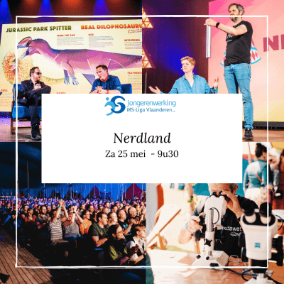 Activiteit Nerdland Festival - sfeerbeelden met Lieven Scheire en Hetty Helsmoortel