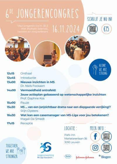Evenement Congres Jongerenwerking - affiche met alle praktische informatie over het congres