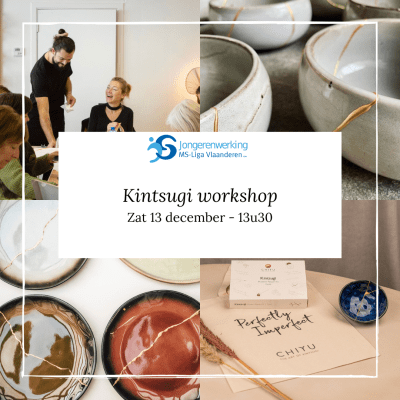 Workshop Kintsugi - Sfeerbeelden van de workshop en mooie kommetjes