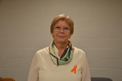 Lea Mertens van het Bestuursorgaan van MS-Liga Vlaanderen