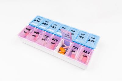 Medicatie bij darmproblemen bij personen met MS - Medicatiedoosje voor een week