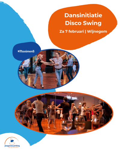 Dansinitiatie Disco Swing affiche