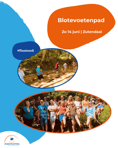 Blotevoetenpad Lieteberg affiche
