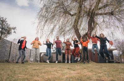 Jongerenwerking groepsfoto