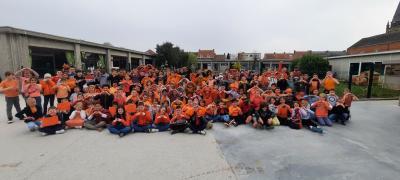Oranje actie school