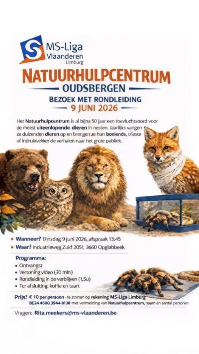 Rondleiding Natuurhulpcentrum Oudsbergen