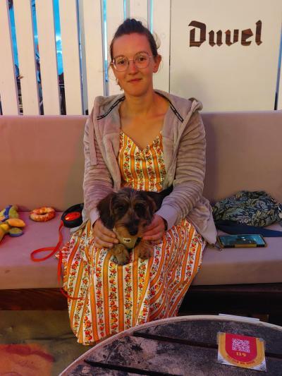 Hanne met hond