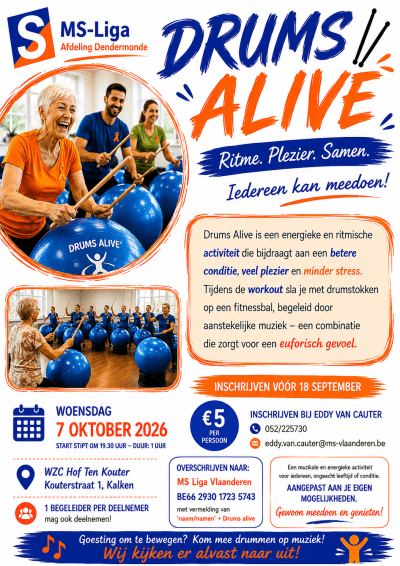 Uitnodiging Drums Alive
