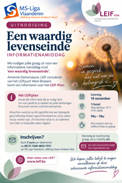 Uitnodiging infonamiddag LEIF