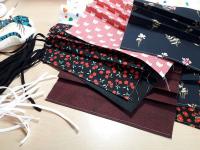 Mondmaskers tvv jongerenwerking gemaakt door Ellen