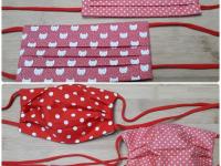 Mondmaskers tvv jongerenwerking gemaakt door Ellen