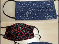 Mondmaskers tvv jongerenwerking gemaakt door Ellen