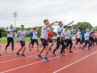 Fotos Ekiden 2022 opwarming