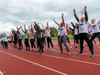 Fotos Ekiden 2022 opwarming