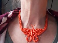 macrame juwelen - ketting